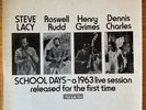 STEVE LACY School Days US ORIG LP 1975 EMANEM 3316