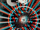 GRAND FUNK Shinin' On - 3D PSYCHEDELIC - SHRINK ORG 1974 CAPITOL REC CLUB NM