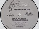 Matthew Wilder- Break My Stride 1983 4Z9-04312 Vinyl 12''