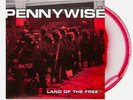 Pennywise - LAND OF THE FREE? - Red + White Swirl Color Vinyl LP - NEW & SEALED