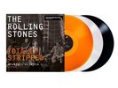 ROLLING STONES TOTALLY STRIPPED ORANGE/WHITE/BLACK VINYL PARIS L'OLYMPIA 3LP NEW