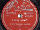 Blues 78 CHAMPION JACK DUPREE Drunk Again RED ROBIN 130 HEAR 2815
