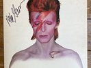DAVID BOWIE - ALADDIN SANE - 1st PRESS VINYL LP 3T 3T - *SIGNED BY MIKE GARSON*