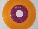 Beatles 45 Orange Vinyl Here Comes The Sun/ Octopus Garden  Jukebox Reissue