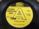 MARGO + THE MARVETTES - SEVEN LETTERS UK 1967 NORTHERN SOUL MOD DEMO VG