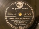 ELVIS PRESLEY - Hard Headed Woman - RARE IRISH PRESS 78 RPM RCA IRELAND