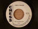The Miracles I Need A Change/All I Want Soul, Doo-Wop 1960 Chess Smokey Robinson