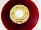 STEVIE WONDER 1966 RADIO PROMO  RED VINYL  'A PLACE IN THE SUN'   T-54139