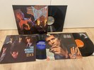 3x LP Set The Rolling Stones 12x5, David Bowie Let's Dance, Keith Richards Talk