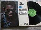 Ray Charles  Great Ray Charles 1957 Atlantic 1259 Stereo LP  VG+ / EX Plus