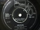 KIM WESTON - HELPLESS / A LOVE LIKE YOURS - UK TAMLA MOTOWN TMG 554. VG+