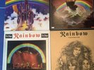 Rainbow vinyl LPs- Ritchie Blackmore’s, Rising, On Stage, Long Live Rock n Roll