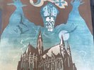 Ghost - Opus Eponymous - Clear With Black Yellow And Red Splatter