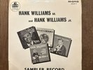 Country Hank Williams SR & JR Sampler EP. MGM DEMO MSEP 1