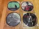 Mike Oldfield 7 inch picture discs x 4 moonlight shadow, five miles, mistake, Ex