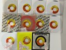 Original Capitol Beach Boys 45 RPM Records And Jukebox Title Strip Lot