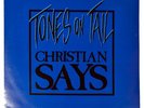 Tones On Tail Christian Says, Lions, 1984 First Pressing Translucent Blue Vinyl