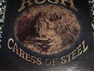 Rush Caress Of Steel 1978 Reissue Record Vinyl LP 1975 Signed