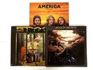 70s Rock Vinyl LP Record Lot. 1.America. 2.Styx. 3.Jackson Brown. Very Nice.