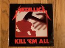 Metallica Kill 'Em All LP Megaforce Records 1983 1st Press Slayer Motorhead Lars