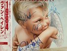 COA AUTOGRAPH Van Halen P-11369 1984 VINYL LP OBI JAPAN Signed GOOD