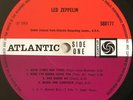 LED ZEPPELIN 1 VINYL LP Red/Maroon Atlantic label 588 171
