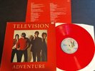 TELEVISION Adventure 1978 UK FIRST PRESS A1/B1 RED Vinyl & LYRIC INNER Rare