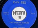 Primitive Rockabilly Country Bop Unknown 45 KENNY THOMPSON I Cant KAY DEE rare