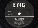 HEAR- Rare Doo Wop 78 - Lewis Lymon & The Teenchords- Tell Me Love- End # E-1007