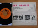 THE BEATLES RARE FRENCH EP ROLL OVER BEETHOVEN SOE 3746 TYPE 2 avec sa languette