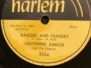 BLUES 78 RPM LIGHTNING JUNIOR HARLEM 2334 N-/N-