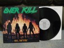Overkill Feel The Fire LP 1985 Megaforce Anthrax Slayer Metallica Razor Manowar