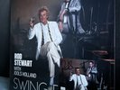 IN HAND  Rod Stewart With Jools Holland - Swing Fever LP W/Signed Art Card