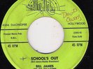 BILL JAMES & NEX-O -TONES MUN RAB 104  SCHOOL'S OUT   45 RPM   VG   ROCKABILLY