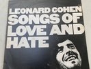 LEONARD COHEN Songs Of Love And Hate CBS UK 1ST PRESSING LP & BOOKLET  Vg+/ Nm