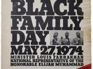 Louis Farrakhan: Black Family Day Vinyl LP, May 27th, 1974, Elijah Muhammad 