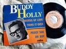 BUDDY HOLLY PEGGY SUE CORAL 94606 ORIGINAL 1964 FRANCE EP/45T VINYL VG SLEEVE EX