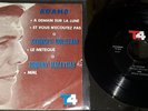 JOHNNY HALLYDAY ADAMO GEORGES MOUSTAKI INTROUVABLE 45 TOURS IRANIEN IRAN