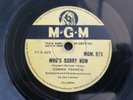 CONNIE FRANCIS - WHO'S SORRY NOW  1958 INDIAN PRESS 10