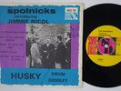 BEATLES / JIMMY NICOL Husky Drum Diddley RARE Sweden 45 mod garage SPOTNICKS