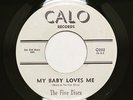 Five Discs “My Baby Love Me/Adios”  on Calo 202, 45 Rpm