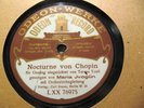 1917 MARIA IVOGUN Coloratura Nocturne von Chopin in E Flat ODEON 76975 Ivogün .