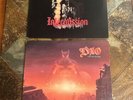 2 DIO ALBUMS THE LAST IN LINE 1984 VINYL WB 1-25100 + INTERMISSION 1986 1-25443