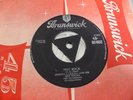 JOHNNY CARROLL HOT ROCK /CRAZY LOVIN 1956 BRUNSWICK TRI 45-05603 RARE VERY GOOD+
