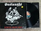 ONSLAUGHT Power From Hell VINYL 1987 EX 1st issue on Under One Flag FLAG 7
