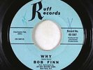 Garage Folk 45 - Bob Finn - Why - Ruff - obcure