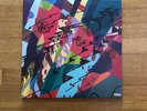 KID CUDI Signed INSANO Translucent Red Vinyl 2LP Record Fingerprints Long Beach
