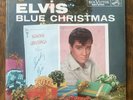 ELVIS PRESLEY 45 PROMO 447-0720 BLUE CHRISTMAS/AWOODEN HEART VG++