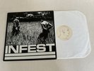 Infest - Rare White Vinyl SLAVE LP on Draw Blank Records. Hardcore.