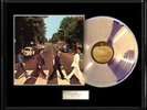 THE BEATLES ABBEY ROAD WHITE GOLD PLATINUM RECORD LP ALBUM NON RIAA AWARD RARE